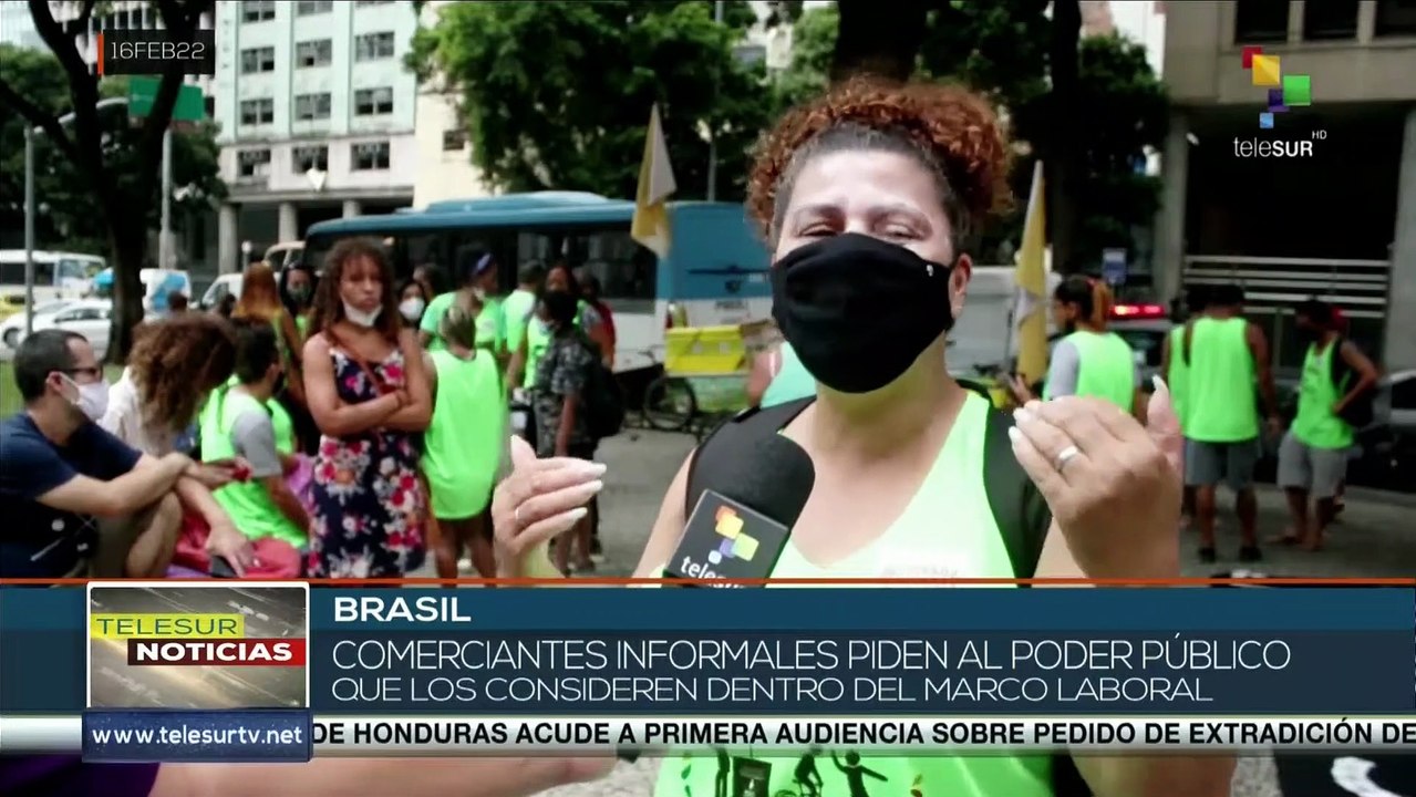 Trabajadores informales se movilizan por sus derechos en Brasil