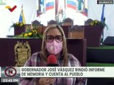 Gobernador de Guárico José Vásquez presentó Informe de Gestión correspondiente al año 2021