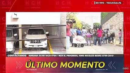 ¡Tras visita a JOH, exprimera dama abandona edificio de la CSJ!