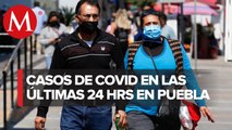 Puebla suma 487 contagios y 5 muertos por covid-19 en un día