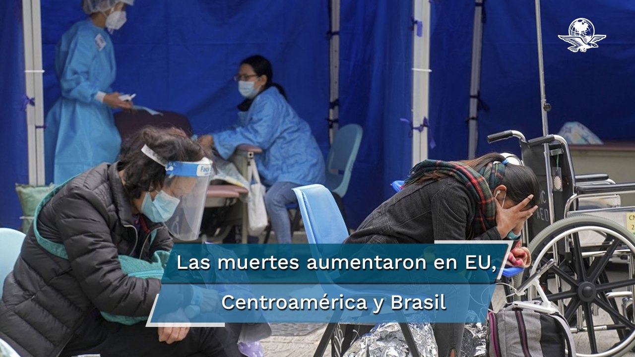 Aumentan muertes por Covid-19 en América, pese a descenso en casos: OPS