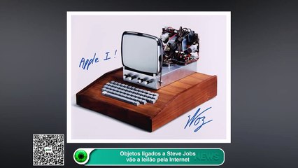 Objetos ligados a Steve Jobs vão a leilão pela Internet
