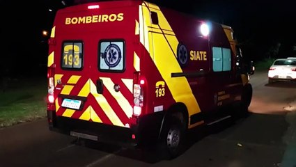 Motociclista sofre fratura após colisão e motorista fugiu do local sem prestar socorro