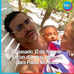 Pablo Montero estuvo presente en la primera comunión de su hija mayor, Carito