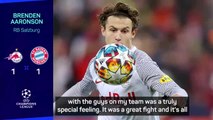Aaronson proud of Salzburg efforts in Bayern draw