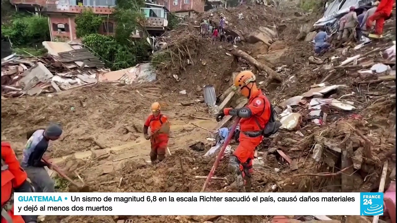 Brasil: deslizamientos de tierra en Petrópolis...