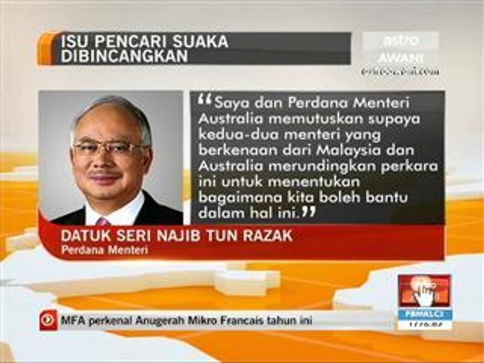 Isu pencari suaka dibincangkan