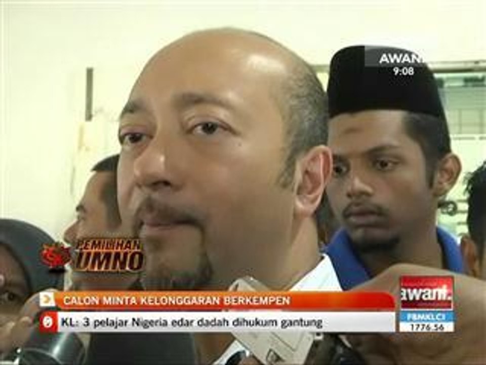 Calon minta kelonggaran berkempen