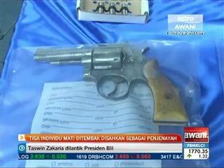 Tiga individu mati ditembak disahkan sebagai penjenayah