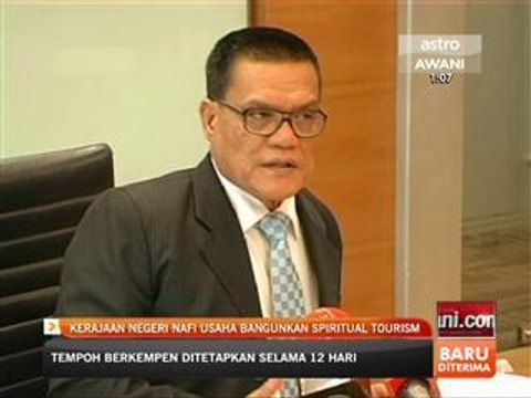 Kerajaan Pahang nafi usaha bangunkan spiritual tourism