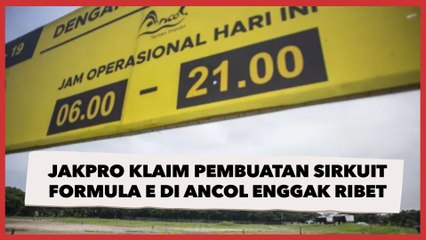 Klaim Pembuatan Sirkuit Formula E di Ancol Enggak Ribet, Jakpro: Aspalnya Sama Seperti Jalan Raya