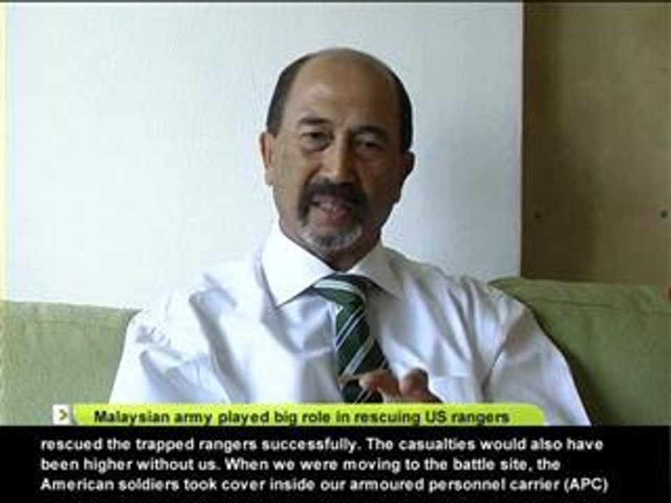 Malaysian army played big role in rescuing US rangers