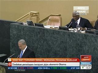 Iran nafi tuduhan Israel mengenai program nuklear