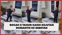 Video Bocah 5 Tahun Kasih Kejutan Romantis ke Gebetan saat Valentine Ini Bikin Baper