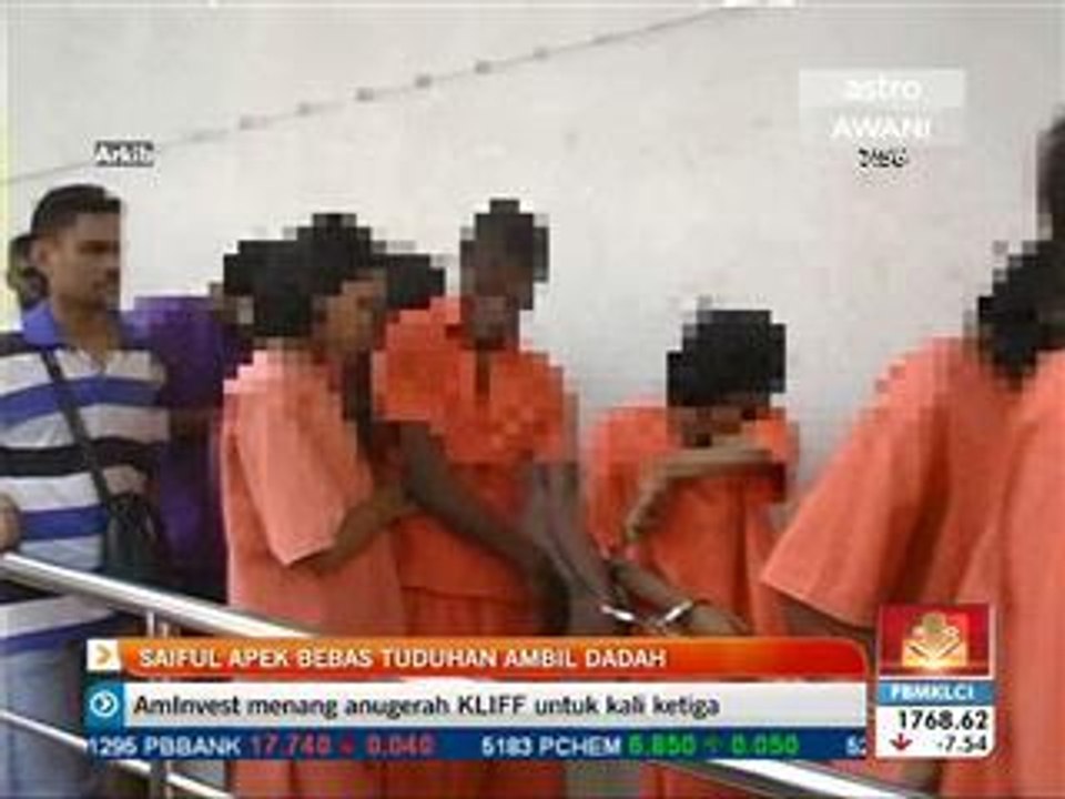 Saiful Apek bebas tuduhan ambil dadah