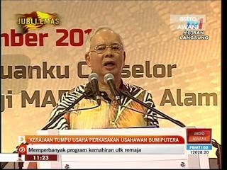 Kerajaan tumpu usaha perkasakan usahawan bumiputera