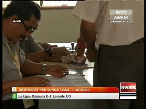 Mesyuarat PRK Sungai Limau 3 Oktober