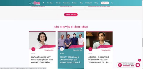 WEONE – Hệ thống tự động hóa doanh nghiệp