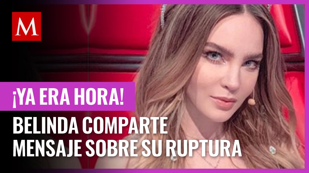 Belinda comparte mensaje sobre su ruptura con Christian Nodal: "me duele y mucho"