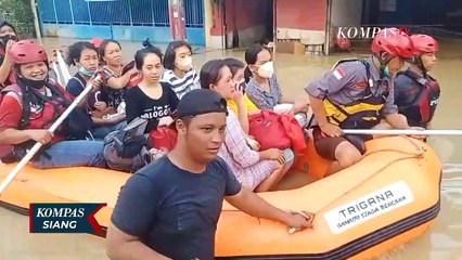 4 Kecamatan di Kota Bekasi Dilanda Banjir, Ketinggian Air Mencapai 2 Meter