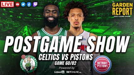 Garden Report: Celtics Win Streak Snapped in 112-111 Loss to Pistons