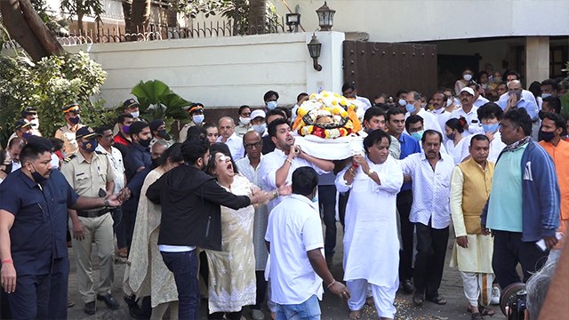 Bappi Lahiri Last Rites FULL VIDEO | बप्पी लाहिरी अंतिम यात्रा | Boldsky