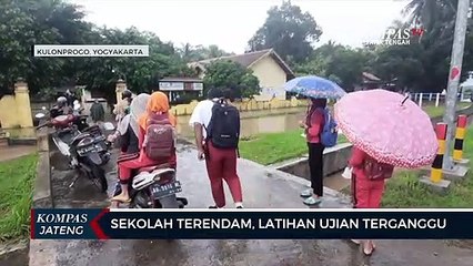 Sekolah Terendam, Latihan Ujian Terganggu