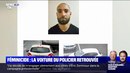 Féminicide à Paris: la voiture et l'arme du policier soupçonné d'avoir tué sa compagne retrouvées à Amiens