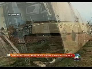 Puting beliung landa Brazil, ragut 2 nyawa penduduk