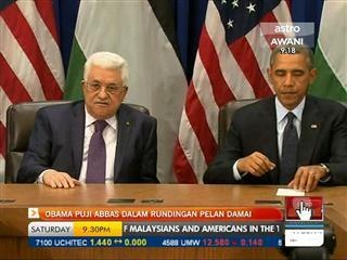 Obama puji Abbas dalam rundingan pelan damai