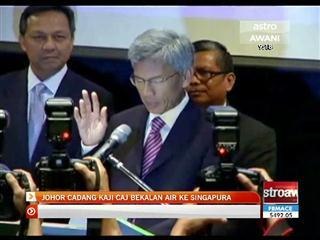 Johor cadang kaji caj bekalan air ke Singapura