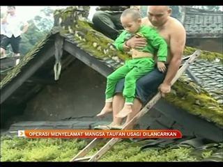 Operasi menyelamat mangsa taufan Usagi dilancar