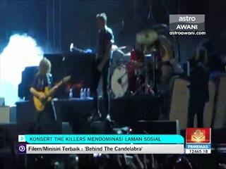 Konsert The Killers mendominasi laman sosial