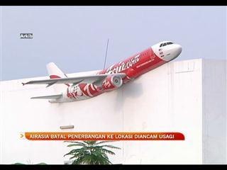 AirAsia batal penerbangan ke lokasi diancam Usagi