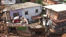 Rescuers on scene after deadly Brazil landslides