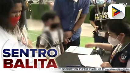 Tải video: DOH Sec. Duque, iginiit na dapat gawing dahan-dahan ang pagtatanggal ng mandatory na pagsusuot ng face mask; Halos 150 na batang edad 5-11, binakunahan sa isang mall sa Maynila