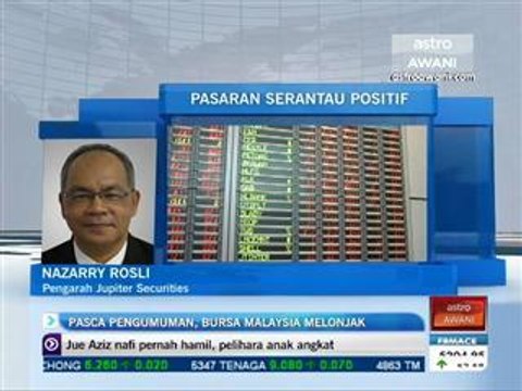 Pasca pengumuman, Bursa Malaysia melonjak