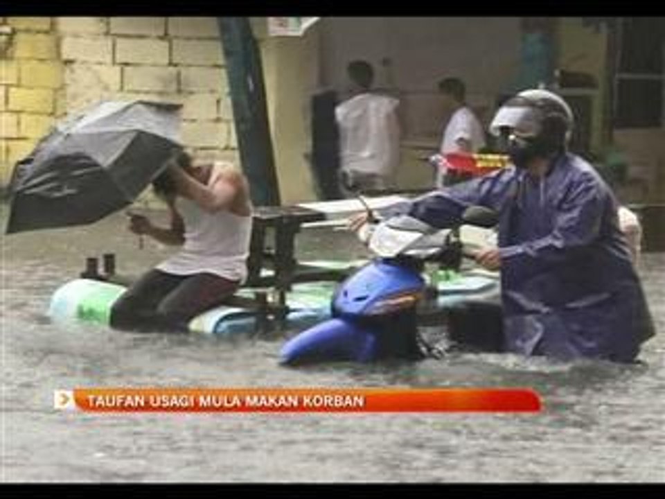 Taufan Usagi mula makan korban