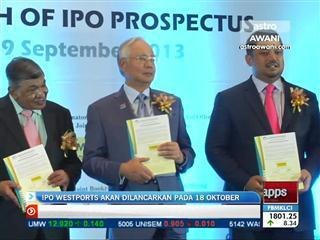 IPO Westports akan dilancar pada 18 Oktober 2013