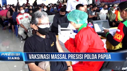 Akselerasi Vaksinasi Polda Papua