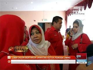 5 calon bertaruh jawatan Ketua Pemuda UMNO