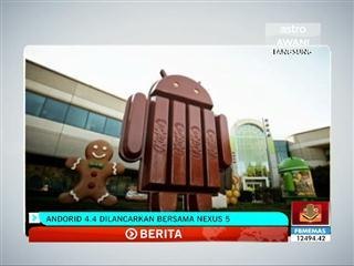 Android 4.4 dilancarkan bersama Nexus 5