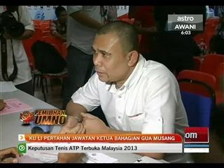 Ku Li pertahan jawatan ketua bahagian Gua Musang