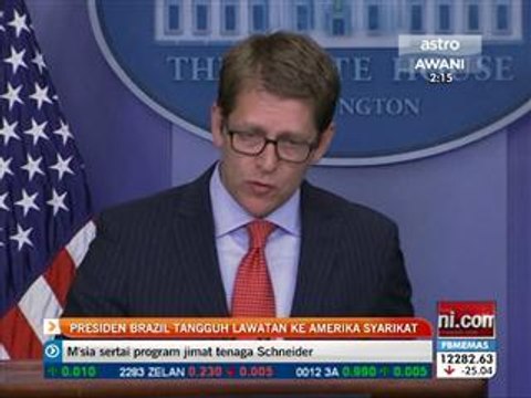 Presiden Brazil tangguh lawatan ke Amerika Syarikat