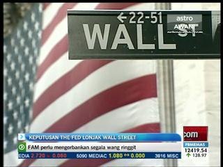 Keputusan The Fed lonjak Wall Street