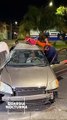 “Live“ Hombre lesionado tras choque entre camión de personal y auto particular sobre Calzada Federalismo y la calle Coahuila