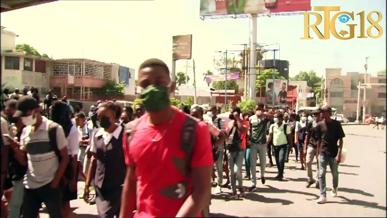 Mouvman etidyan lekòl nasyonal enfimyè yo pou mande liberasyon Fabiola Payen nèg ak zam kidnape