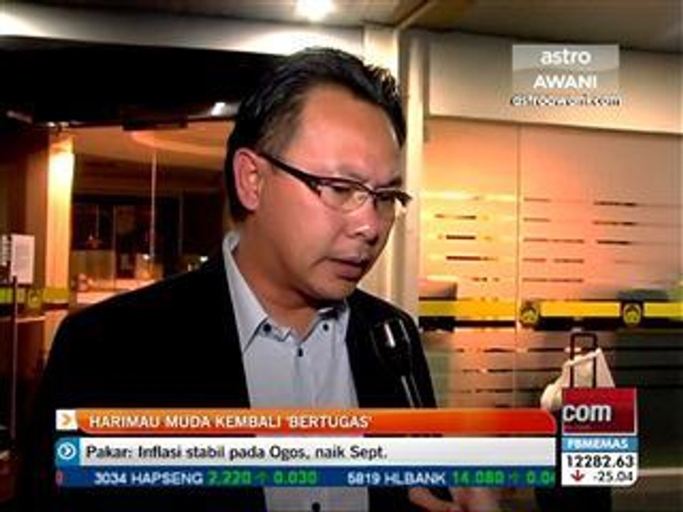 Harimau Muda kembali bertugas