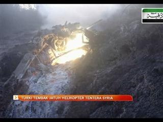 Turki tembak jatuh helikopter tentera Syria