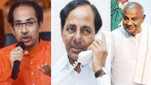 KCR Uddhav Thackeray Meet కేంద్రంపై యుద్ధం Deve Gowda మద్దతు| Third Front | Oneindia Telugu